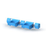 Barra appendi-attrezzi 30 cm - Blu