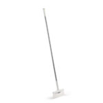 Raschietto rettangolare lama in acciaio con manico - Bianco