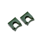 Set attacco manici 2 pz ø 20-30 mm - Verde