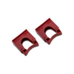 Set attacco manici 2 pz ø 25-35 mm - Rosso