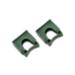 Set attacco manici 2 pz ø 25-35 mm - Verde