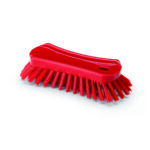 Spazzola ergonomica grande - Rosso - Setola media