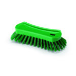 Spazzola ergonomica grande - Verde - Setola media